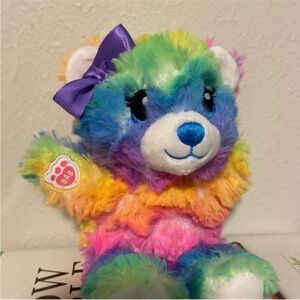 Rainbow Party Bear Build-A-Bear Mini LIMITED EDITION COLLECTION